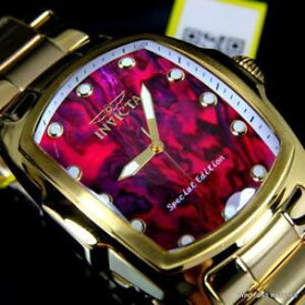 【送料無料】腕時計　スチールグランドパープルアワビスペシャルエディションウォッチinvicta grand lupah purple abalone gold plated steel special edition watch