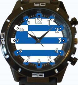 【送料無料】腕時計　ギリシャスポーツフラグflag of greece gt series sports wrist watch