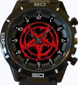 【送料無料】腕時計　サタンスポーツベストセラーbleeding satan pentagram gt series sports wrist watch fast uk seller