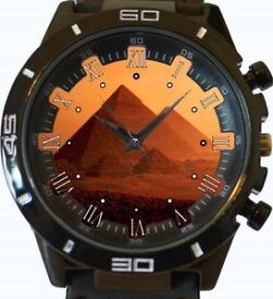 【送料無料】腕時計　エジプトピラミッドサンセットビュースポーツegyptian pyramids sunset view gt series sports wrist watch