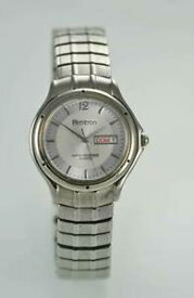 【送料無料】腕時計　トロン＃シルバーステンレススチールクオーツarmitron men039;s silver stainless steel water resistant easy read quartz watch