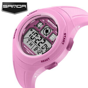 【送料無料】腕時計 カラフルキッズスポーツデジタルウォッチsanda colorful kids sport watch digital children watches led electronic boy