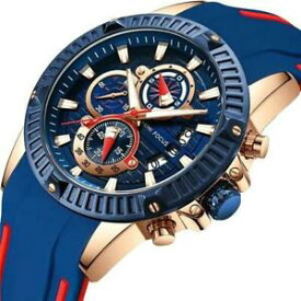 【送料無料】腕時計　メンズファッションブランドスポーツシリコンストラップクォーツmens fashion luxury brand sport waterproof silicone strap quartz wristwatch