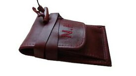 【送料無料】腕時計　ロールレザーポーチトラベルケースパーソナライズwatch roll leather pouch time traveller travel case personalised gift