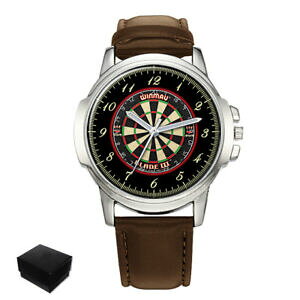 �y���������z�r���v�@�_�[�c�_�[�g�����Y�{�b�N�Xdarts dartboard gents mens wrist watch gift box engraving