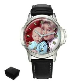 【送料無料】腕時計　パーソナライズカスタムpersonalised custom gents wrist watch family friends photo gift fathers day