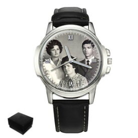 【送料無料】腕時計　パーソナライズメンズpersonalised mens wrist watch family, friends photo fathers day gift engraving