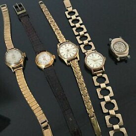 【送料無料】腕時計　ロットドブレスレットビンテージバッチウォッチlot de 5 montres bracelet de dame vintage batch 5 watch