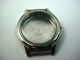 【送料無料】腕時計　ケースビンテージメンズケースクリスタルシルバーストーンウォッチwmr watch case covintage mens silver tone id 2727mm watch case crystal nos