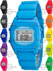 【送料無料】腕時計　デジタルウォッチdigital wrist watch xonix for women and children, quartz, wr100m