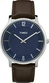 【送料無料】腕時計　メンズメトロポリタンブラウンスリムフレームtimex tw2r49900, mens metropolitan brown leather watch, slim profile, 40mm