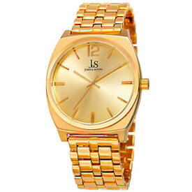 【送料無料】腕時計　メンズジョシュアクラシッククォーツムーブメントスチールブレスレットmens joshua amp; sons jx102yg classic quartz movement steel alloy bracelet watch