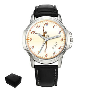 �y���������z�r���v�@�o���G�_���T�[�o�����[�i�����Y�o���G�t�@��ballet dancer ballerina mens wrist watch gift for ballet fans engraving