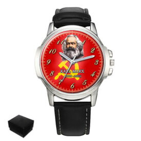 【送料無料】腕時計　ドイツカールマルクスメンズkarl marx german philosopher gents mens wrist watch gift engraving