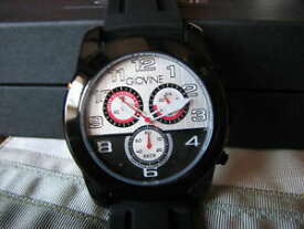 【送料無料】腕時計　クロノグラフクォーツイタリアドルgiovine made in italy chronographquartz watch msrp 741