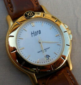 【送料無料】腕時計　ホラアナログブレスレットhora elegante montre analogique feminine a guichet date,bracelet croco 2000