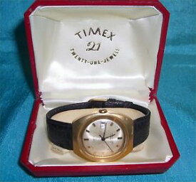 【送料無料】腕時計　ビンテージジュエルウォッチvintage timex automatic wrist watch 21 jewels water resistant