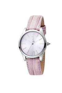 �y���������z�r���v�@�L���o�������b�N�X�r���[�h�s���Njust cavalli womens jc1l010l0025 relaxed velvet pink leather wristwatch