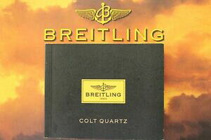 �y���������z�r���v�@���C�h�R���g�N�H�[�c�p�C���b�g�_�C�o�[�}�j���A���u�b�N�K�C�h�u�b�N���b�g�E�H�b�`breitling colt quartz pilot diver watch instruction manual book guide booklet b