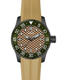 【送料無料】腕時計　プロダイバーメンズアナログクォーツステンレススチールベージュシリコンウォッチinvicta mens pro diver analog quartz stainless steelbeige silicone watch 28434