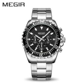 【送料無料】腕時計　ビジネスクォーツステンレススチールクリスマスmegir luxury business quartz watch men stainless steel xmas gifts for him father