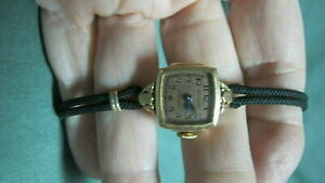 【送料無料】腕時計 ゴールドビンテージウォルサムプレミアローズvintage waltham premier rose cloroed 10k gold filled wrist watch：hokushin