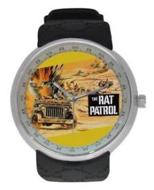 【送料無料】腕時計　ビンテージパトロールテレビvintage collectible the rat patrol watch hit tv show world war 2 watches unique