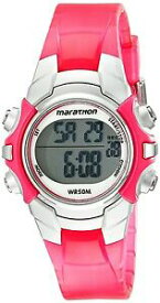 【送料無料】腕時計　ピンクシルバーデジタルスポーツウォッチマラソンwomens marathon by timex pink silver digital midsize sport watch t5k808 nwot