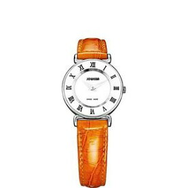 【送料無料】腕時計　ローマオレンジjowissa womens j2109s roma colori roman numbers orange leather wristwatch