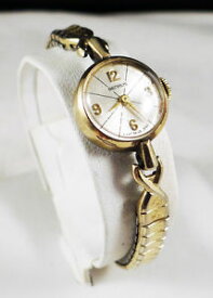 【送料無料】腕時計　ミッドセンチュリーモダンミッドセンチュリーrare mid century 1960s benrus mid century modern delicate wrist watch runs