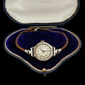 【送料無料】腕時計　アンティークビンテージアールヌーボーkゴールドスイスレディースantique vintage art nouveau 14k gold filled gf swiss foliate womens wrist watch