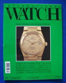 【送料無料】腕時計　＃アメリカエディションエンジニアinternational wrist watch magazine 1993 20 usa edition the ingenieur by iwc