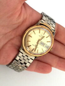 【送料無料】腕時計　ビンテージウォッチvintage timex automatic great britain gents wrist watch water resistant runs