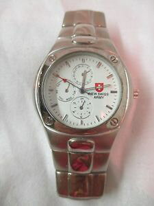 �y���������z�r���v�@�r���e�[�W�X�C�X�A�[�~�[�����Yvintage swiss army mens wrist watch day date 24 hour