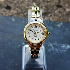 【送料無料】腕時計　ウォルサムレディースヴィンテージウィンドウゴールドスティールブレスレットwaltham classics womens vintage watch, date window and gold and ssteel bracelet