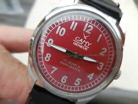 【送料無料】腕時計　ジュネーブパフェancienne camy geneve mecanique suisse mixte bombe de 17 rubis,parfait tat mcan