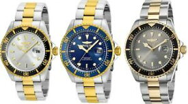 【送料無料】腕時計　プロダイブトーンステンレススチールウォッチinvicta pro dive 43mm twotone stainless steel watch
