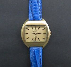 �y���������z�r���v�@���B���e�[�W���f�B�[�X�N���u�N�b�V����quality vintage ladies certina �eclub 2000�f cushion shaped wrist watch c1973