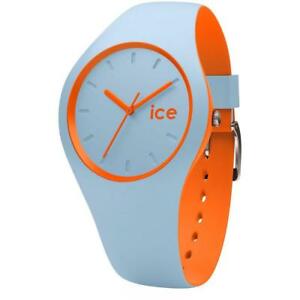 腕時計　シリコンデュオオレンジサブメートルウォッチorologio ice watch duo icduooes silicone celeste arancione regular sub 100mt