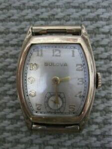 �y���������z�r���v�@�r���e�[�W�A�[���f�R�A���e�B�[�N�E�I�b�`nice clean vintage bulova watch art deco antique circa 1930