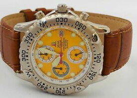 【送料無料】腕時計　クロノビンテージfrecce tricolori pelle time orologio chrono watch uhr very vintage ms460 it