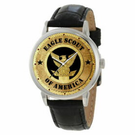 【送料無料】腕時計　アメリカボーイスカウトイーグルスカウトプレゼンテーションclassic american woodcut art boy scouts eagle scout presentation wrist watch