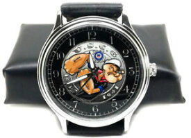 【送料無料】腕時計　ポパイヴィンテージセーラーマンコレクタfantastic vintage art popeye the sailor man us coast guard collector wrist watch