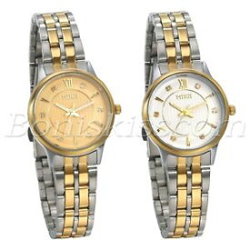 【送料無料】腕時計　ビジネスステンレススチールラインストーンwomens business roman numberals stainless steel rhinestone quartz wrist watch