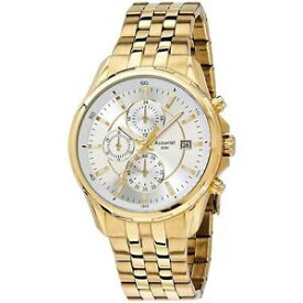 【送料無料】腕時計　＃ファッションクロノグラフゴールドブレスレットaccurist men039;s fashion chronograph gold bracelet watch mb933s