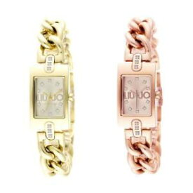 【送料無料】腕時計　ラグジュアリーリュジョゴールドスワロフスキーorologio donna liu jo luxury kira bracciale acciaio ros gold dorato swarovski