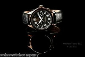 【送料無料】腕時計　ビンテージスイスマスターカレンダーkローズレザーストラップウォッチinvicta men vintage swiss isa master calender 18k rose gd ip leather strap watch