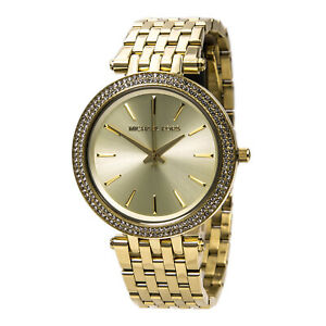 【送料無料】腕時計 ミハエルミッドサイズゴールドトーンスチールウォッチmichael kors mk3191 womens midsize gold tone steel glitz watch