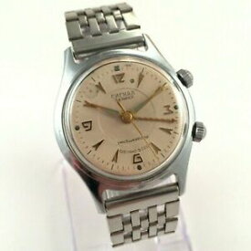 【送料無料】腕時計　ソアラームold soviet rare poljot signal manual alarm wrist watch, 1 mchz *us seller* 1393