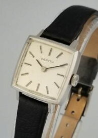 【送料無料】腕時計　ヴィンテージゼニスレディースマニュアルステンレススチールvintage zenith ladies manual wind wrist watch stainless steel runs good